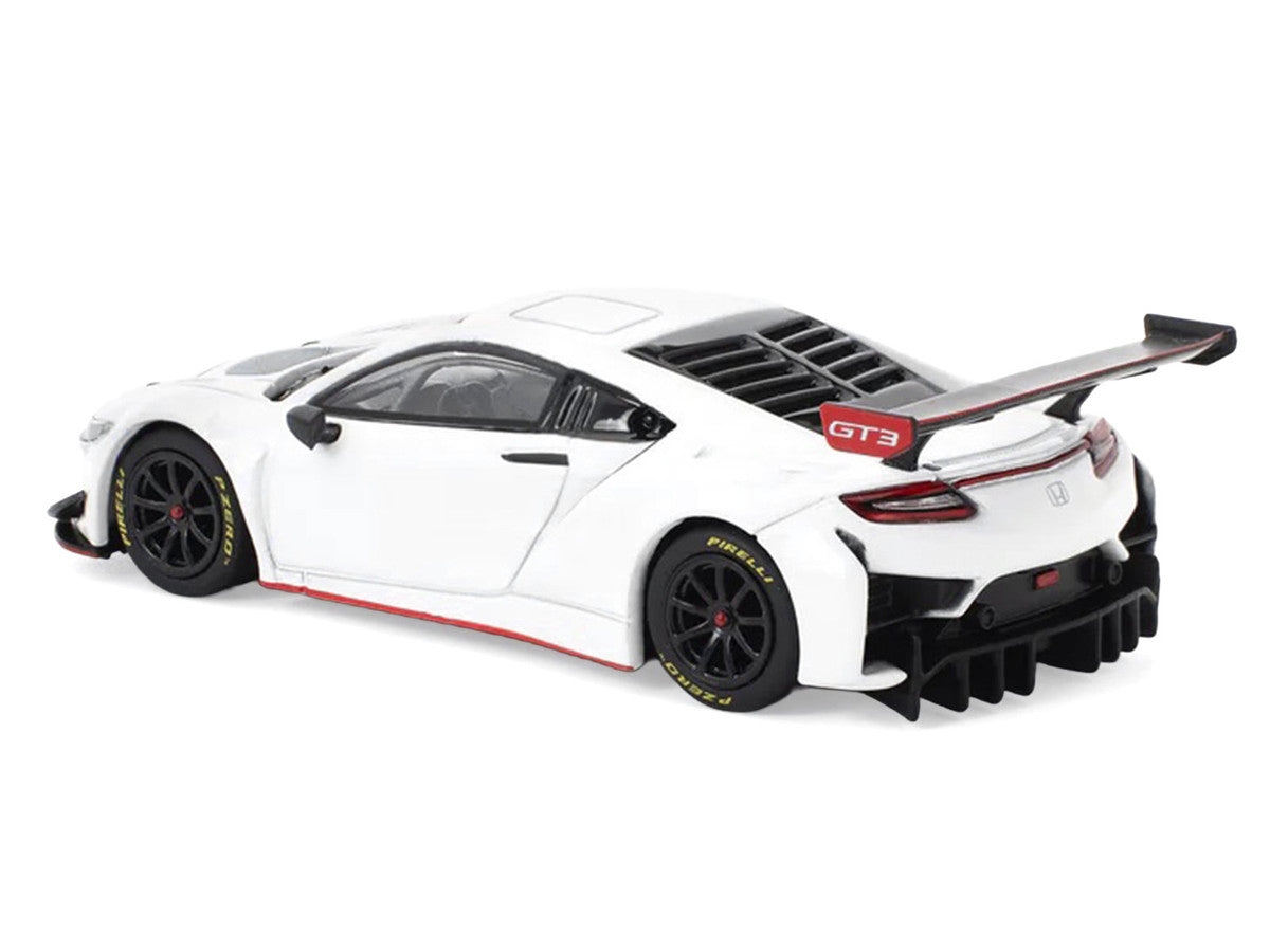 Honda NSX GT3 EVO22 White 1/64 Diecast Model Car by Pop Race by Pop Race