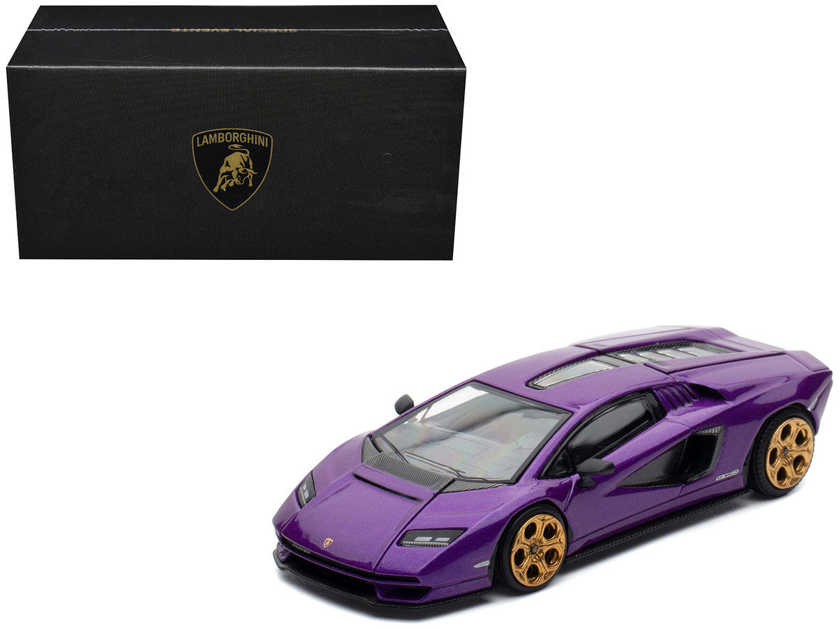Lamborghini Countach LPI 800-4 Viola Pasifae Purple Metallic "Hong Kong Toycar Salon 2025" 1/64 Diecast Model Car by Pop Race by Pop Race