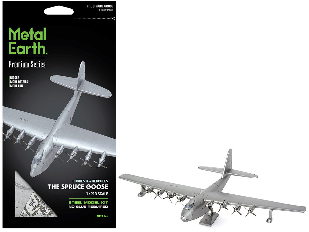 Model Kit Hughes H-4 Hercules Flying Boat "The Spruce Goose" (Moderate Difficulty) Steel Model by Metal Earth by Metal Earth