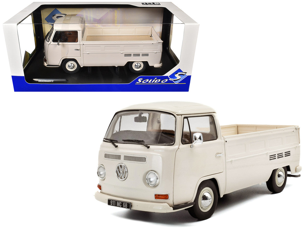 1968 Volkswagen T2 Pickup Truck Beige 1/18 Diecast Model Car by Solido by Solido