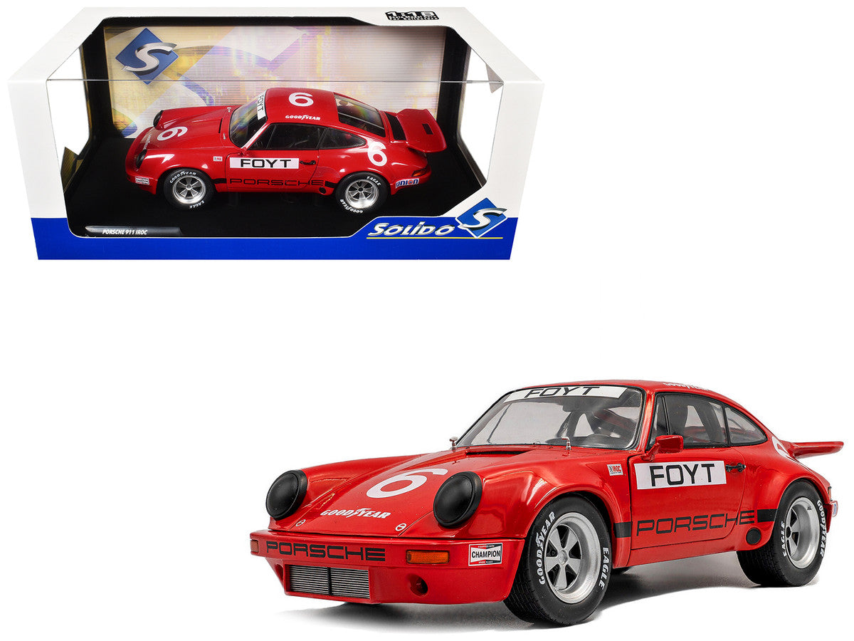 Porsche 911 IROC #6 A.J. Foyt "International Race of Champions" (1974) 1/18 Diecast Model Car by Solido by Solido