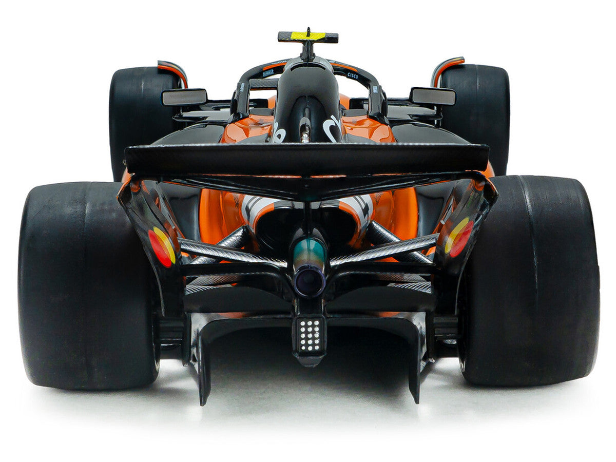 McLaren MCL39 #4 Lando Norris "OKX" Winner Formula One F1 "Monaco GP" (2025) "Competition" Series 1/18 Diecast Model Car by Solido by Solido