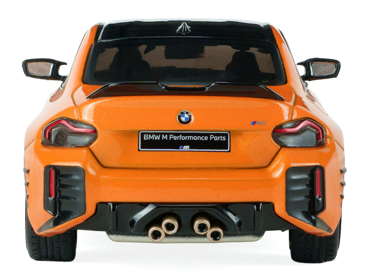 2024 BMW M2 M Performance Papaya Orange Metallic with Black Top 1/43 Diecast Model Car by Solido by Solido