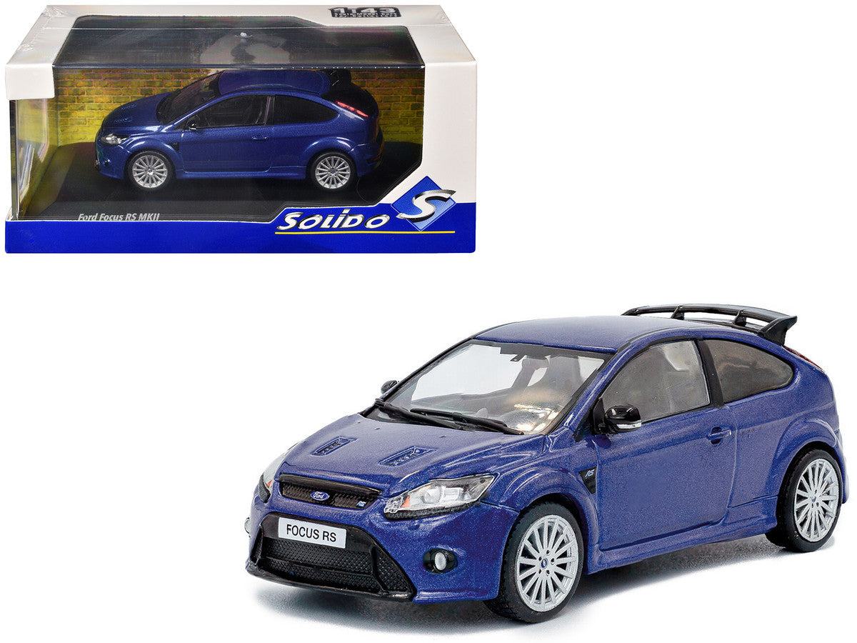 2010 Ford Focus MKII RS Indianapolis Blue Metallic 1/43 Diecast Model Car by Solido by Solido