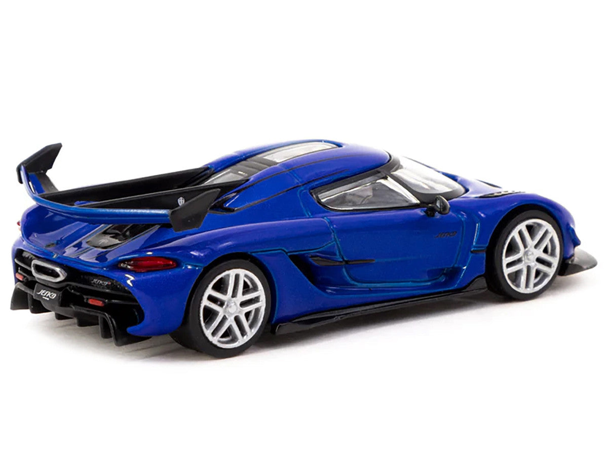 Koenigsegg Jesko Attack Blue Metallic "Global64" Series 1/64 Diecast Model by Tarmac Works by Tarmac Works