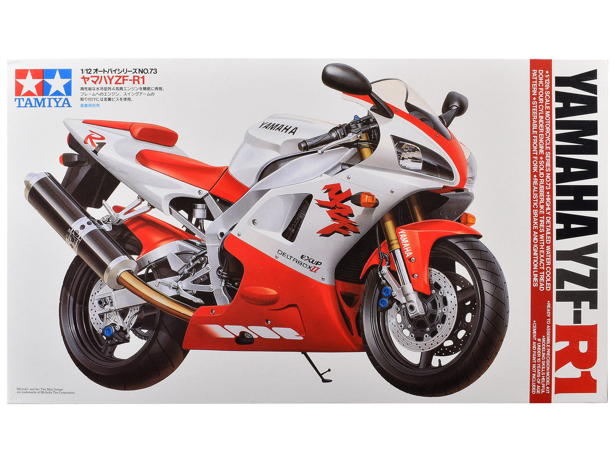 Model Kit Yamaha YZF-R1 Motorcycle 1/12 Scale Model by Tamiya by Tamiya