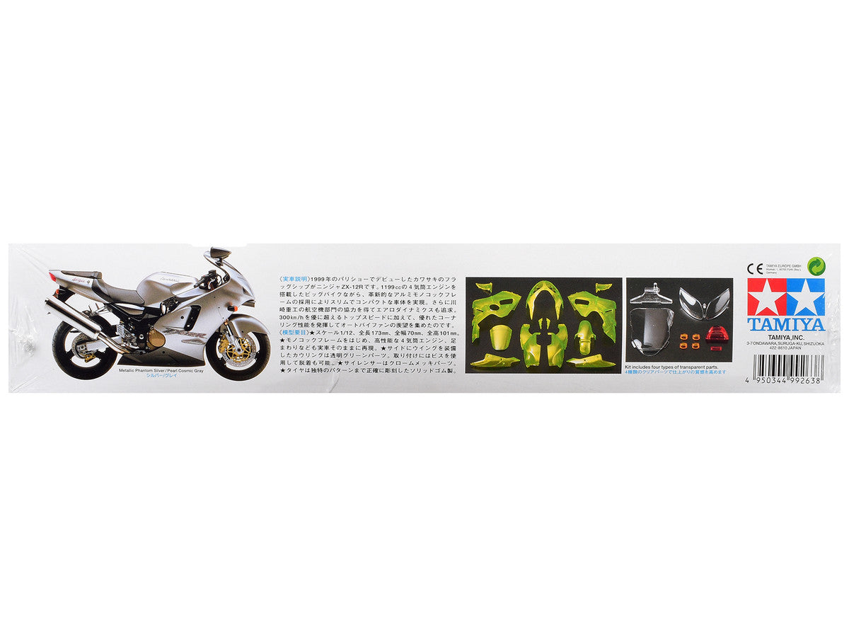 Model Kit Kawasaki Ninja ZX-12R Motorcycle 1/12 Scale Model by Tamiya by Tamiya