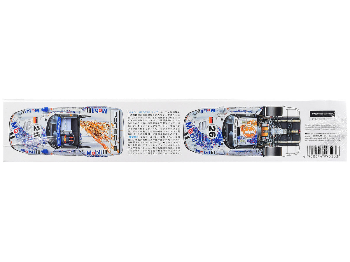 Model Kit Porsche 911 GT1 "24 Hours of Le Mans" (1996) 1/24 Scale Model by Tamiya-4