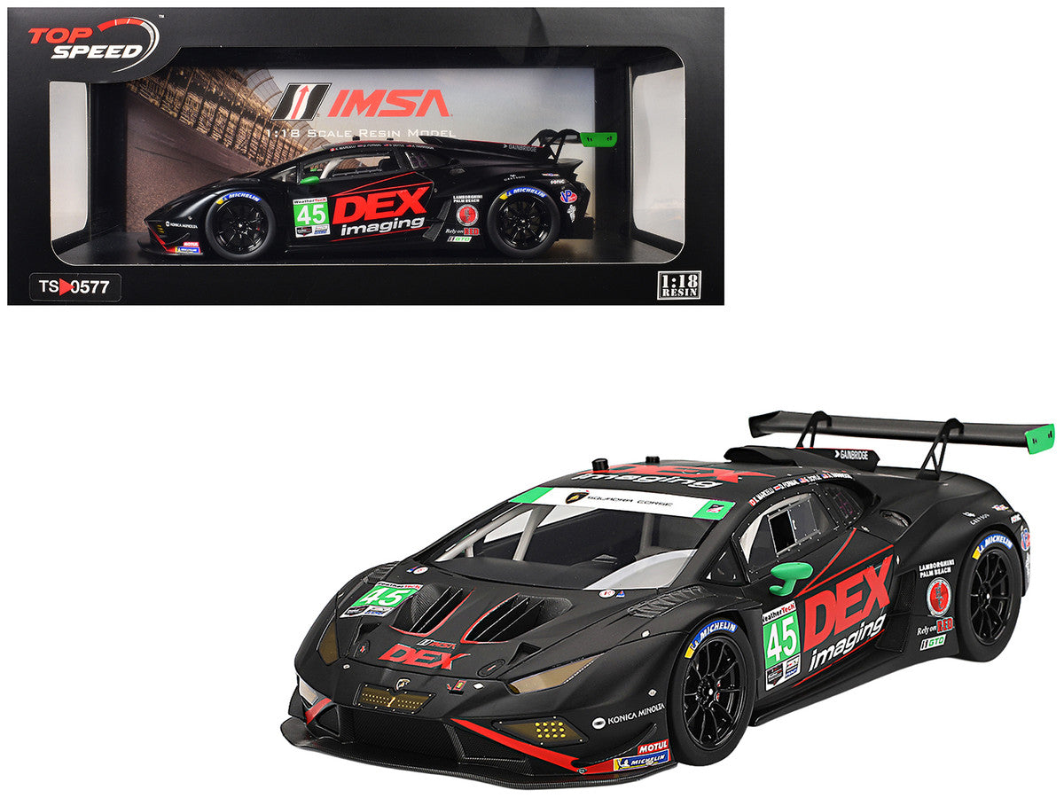 Lamborghini Huracan GT3 EVO2 #45 Graham Doyle - Danny Formal - Ashton Harrison - Kyle Marcelli "Wayne Taylor Racing with Andretti" "24 Hours of Daytona" (2024) 1/18 Model Car by Top Speed by Top Speed