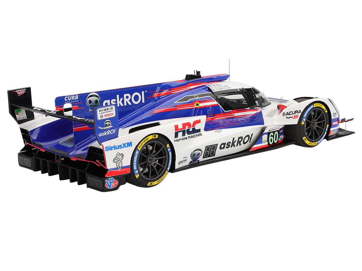 Acura ARX-06 GTP #60 Tom Blomqvist - Colin Braun - Scott Dixon - Felix Rosenqvist "Acura Meyer Shank Racing with Curb-Agajanian" 2nd Place IMSA "24 Hours of Daytona" (2025) 1/18 Model Car by Top Speed by Top Speed