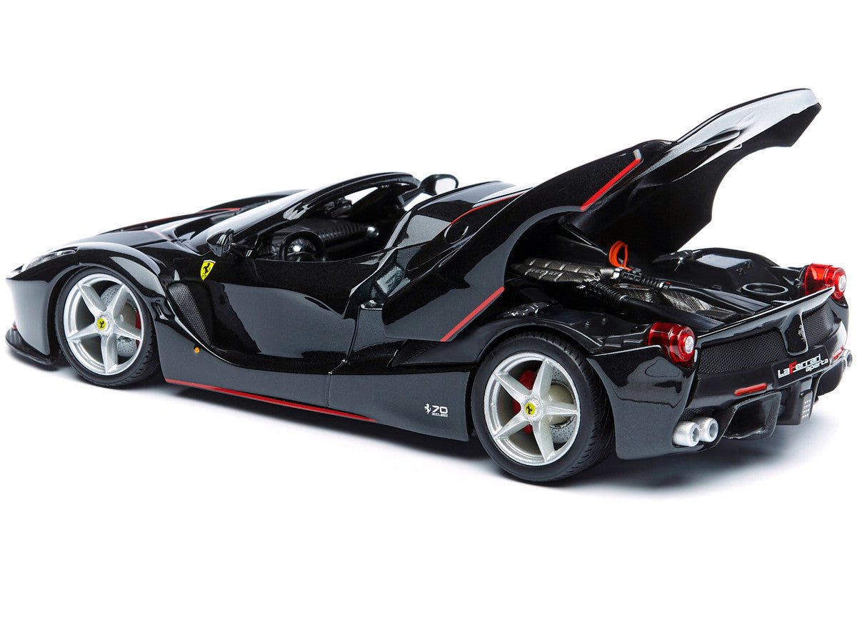Ferrari LaFerrari F70 Aperta Black 1/24 Diecast Model Car by Bburago by Bburago
