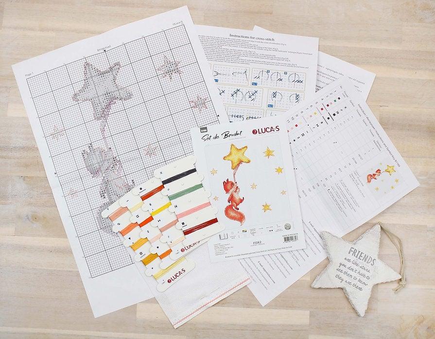 Fox 2 Counted Cross-Stitch Kit by Luca-S B1188L