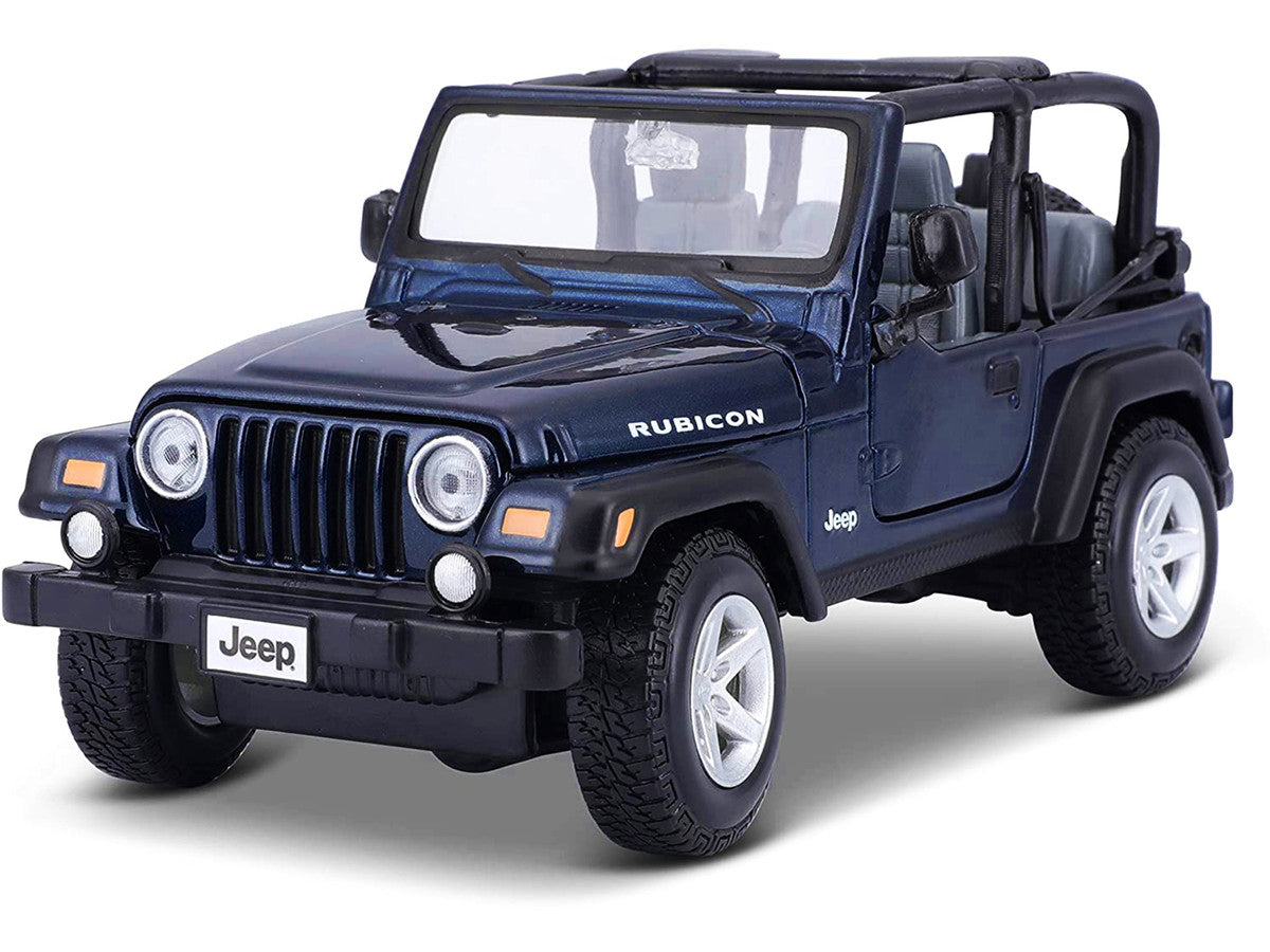 Jeep Wrangler Rubicon Dark Blue 1/27 Diecast Model Car by Maisto by Maisto
