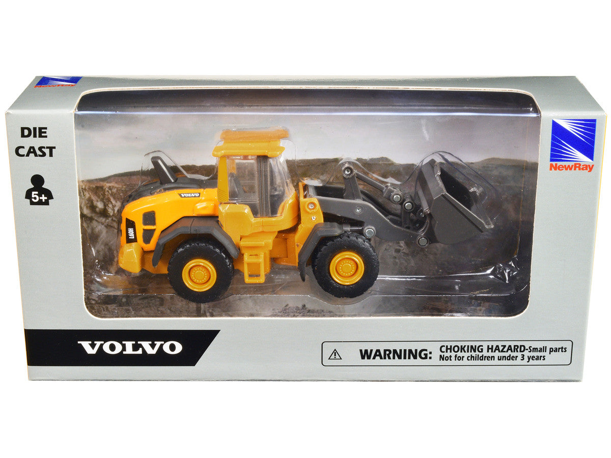 Volvo L60H Wheel Loader Yellow Diecast Model by New Ray by New Ray