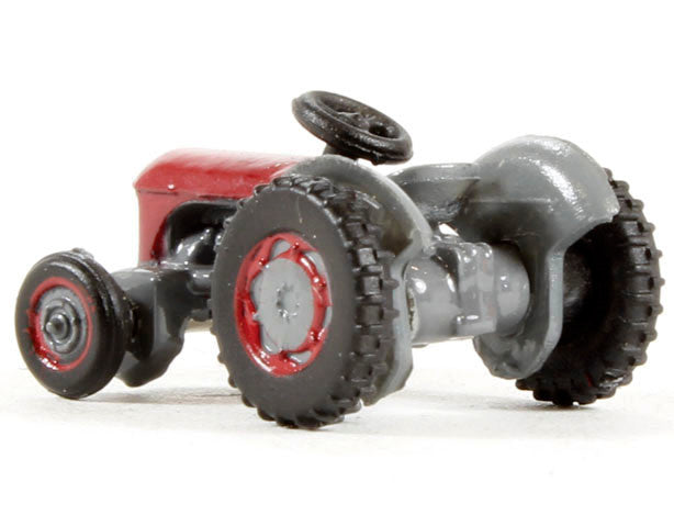 Ferguson Tractor Red and Gray 1/148 (N) Scale Diecast Model Car by Oxford Diecast by Oxford Diecast