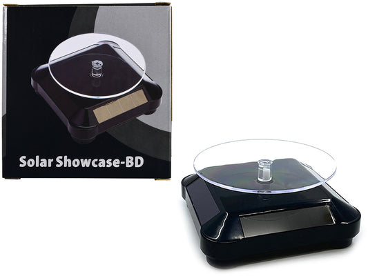 3.5″ Solar Rotating Display Stand with Black Base for 1/64 Scale Model Cars11-0