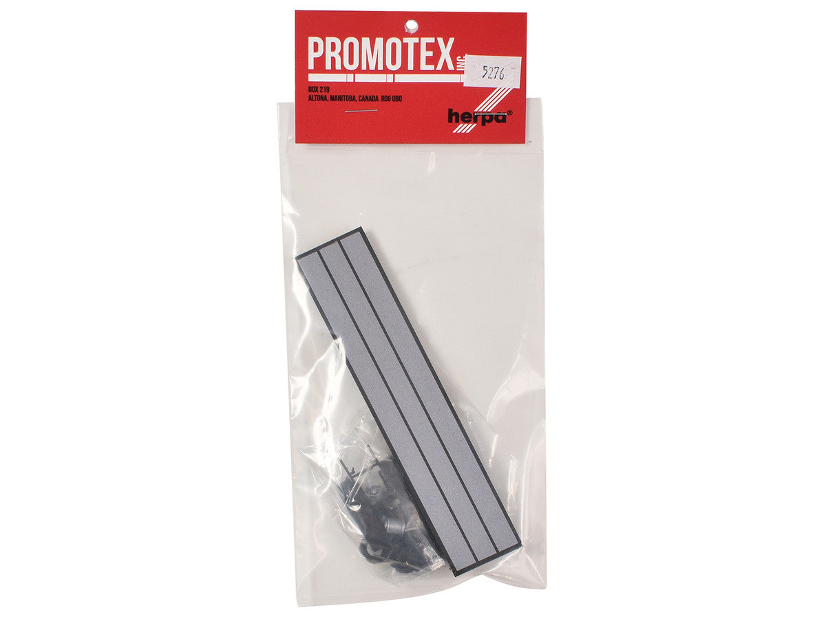 40ft Flatbed Trailer Gray Top 1/87 (HO) Plastic Model by Promotex by Promotex