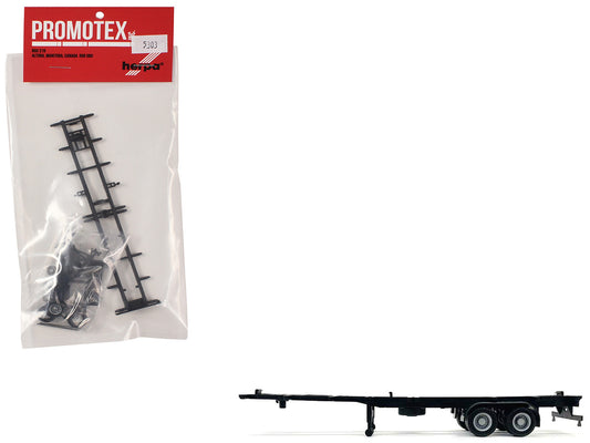 Container Chassis for 2-Axle 40ft Trailer 1/87 (HO) Plastic Model by Promotex by Promotex