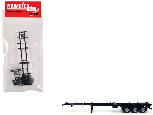 Container Chassis for 3-Axle 48ft Trailer 1/87 (HO) Plastic Model by Promotex by Promotex