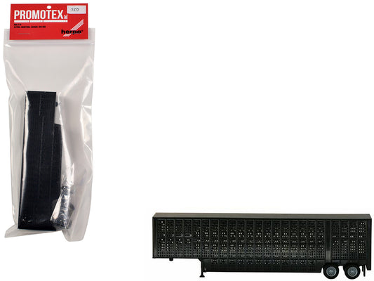 Livestock Trailer Black 1/87 (HO) Plastic Model by Promotex by Promotex
