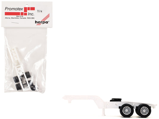 2-Axle Heavy Equipment Jeep White 1/87 (HO) Plastic Model by Promotex by Promotex
