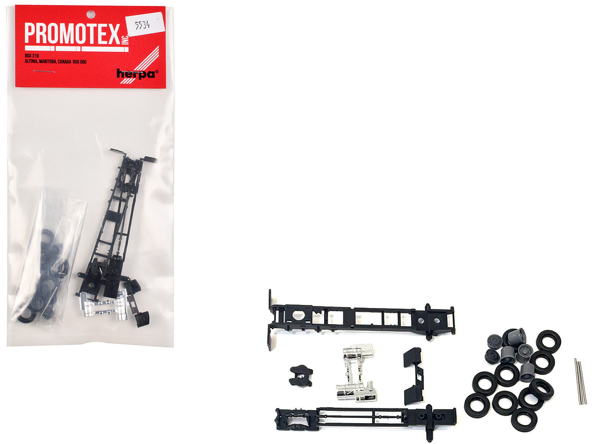 Long Chassis Kit for Mack Cabs 1/87 (HO) Plastic Model by Promotex by Promotex