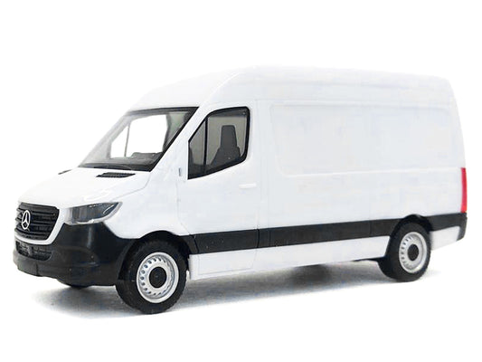2018 Mercedes-Benz Sprinter Van White 1/87 (HO) Plastic Model Car by Promotex by Promotex