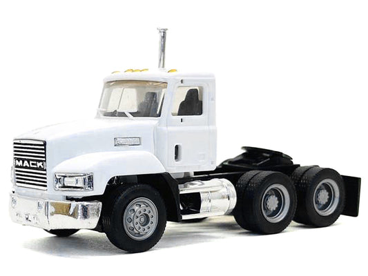 Mack 603 Short Day Cab White 1/87 (HO) Plastic Model Car by Promotex by Promotex