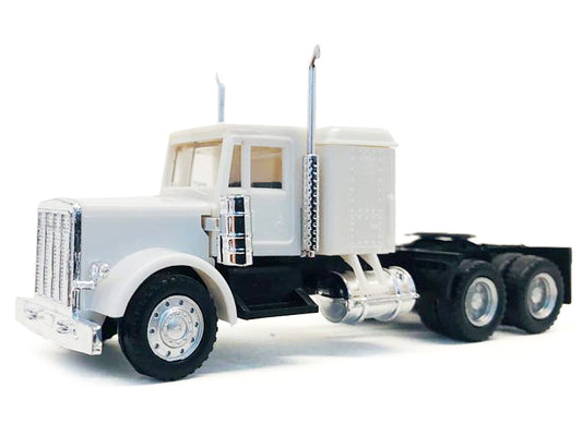 Peterbilt Sleeper Cab White 1/87 (HO) Plastic Model Car by Promotex by Promotex