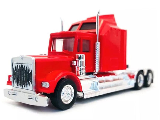 Kenworth W900 with Extra Large Sleeper Red 1/87 (HO) Plastic Model Car by Promotex by Promotex