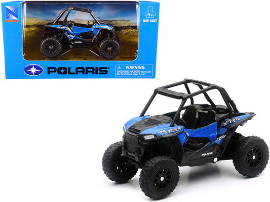 Polaris RZR XP Turbo DOHC Mini ATV Blue and Black Diecast Model by New Ray by New Ray