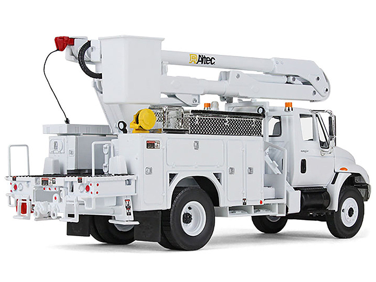 International DuraStar Utility Bucket Truck "Altec" White 1/34 Diecast Model by First Gear-2
