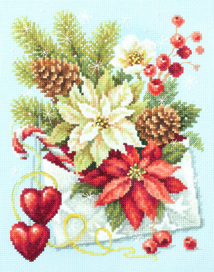 Merry Christmas! Counted Cross Stitch Kit by Magic Needle 100-241