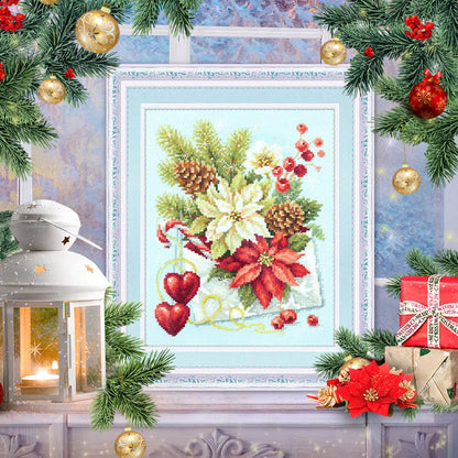 Merry Christmas! Counted Cross Stitch Kit by Magic Needle 100-241