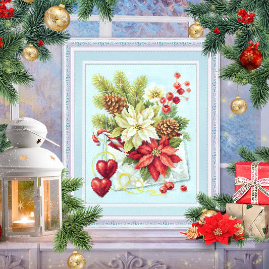 Merry Christmas! Counted Cross Stitch Kit by Magic Needle 100-241