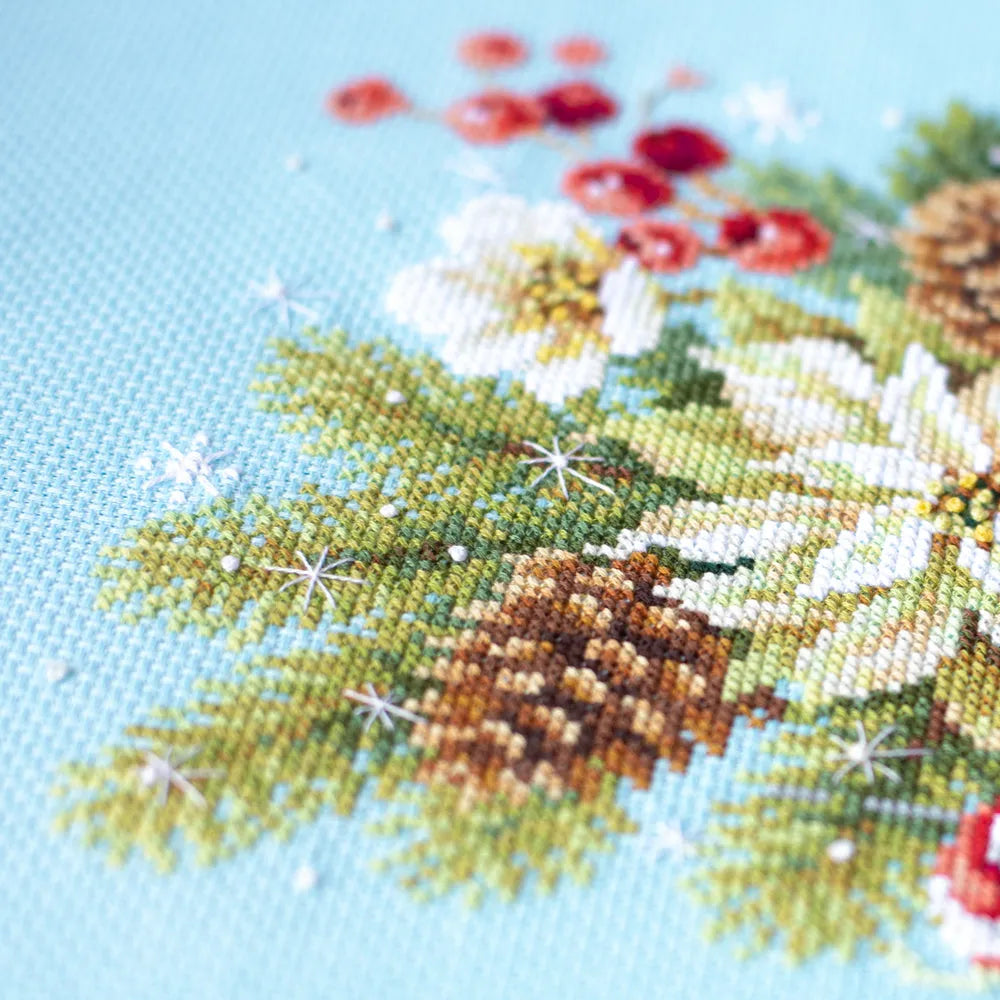 Merry Christmas! Counted Cross Stitch Kit by Magic Needle 100-241