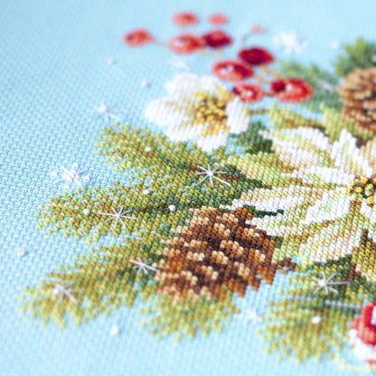Merry Christmas! Counted Cross Stitch Kit by Magic Needle 100-241