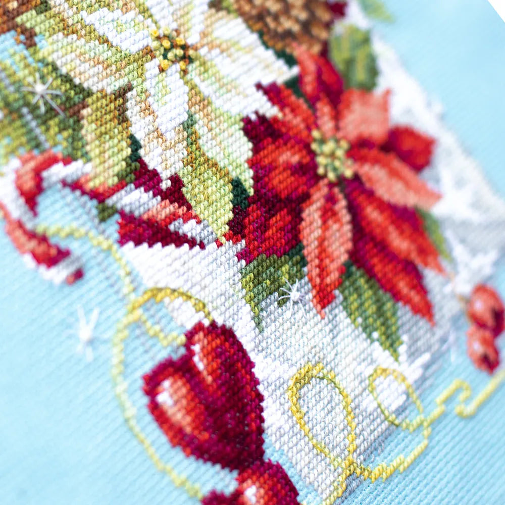 Merry Christmas! Counted Cross Stitch Kit by Magic Needle 100-241
