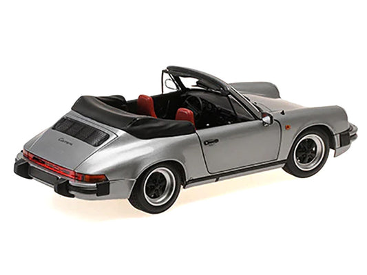 1983 Porsche 911 Carrera Cabriolet 3.2 Gray Metallic 1/18 Diecast Model Car by Minichamps by Minichamps