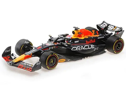 Red Bull Racing RB19 #1 Max Verstappen "Oracle" Winner F1 Formula One "Italian GP" (2023) with Driver Limited Edition to 160 pieces Worldwide 1/18 Diecast Model Car by Minichamps by Minichamps
