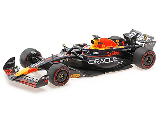 Red Bull Racing RB19 #1 Max Verstappen "Oracle" 2nd Place F1 Formula One Sprint Race "Qatar GP" (2023) with Driver Limited Edition to 480 pieces Worldwide 1/18 Diecast Model Car by Minichamps by Minichamps