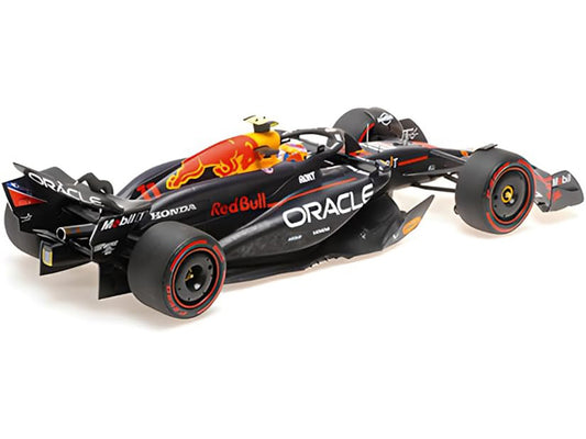 Red Bull Racing RB20 #11 Sergio Perez "Oracle" 2nd Place F1 Formula One "Bahrain GP" (2024) with Driver Limited Edition to 180 pieces Worldwide 1/18 Diecast Model Car by Minichamps by Minichamps