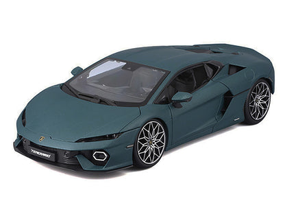 Lamborghini Temerario Matt Blue Metallic 1/18 Diecast Model Car by Bburago by Bburago