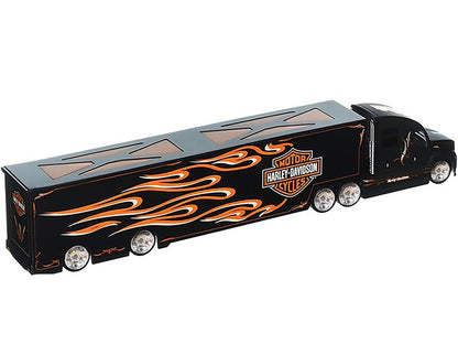 Harley Davidson Custom Hauler Trailer Black "Custom Haulers" Series 1/64 Diecast Model by Maisto by Maisto