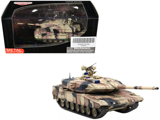 Leopard 2 A7+ Main Battle Tank "Desert Camouflage" German Army "Armor Premium" Series 1/72 Diecast Model by Panzerkampf by Panzerkampf
