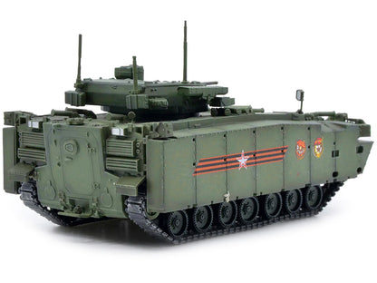 Russian (Object 695) Kurganets-25 Infantry Fighting Vehicle with Four Kornet-EM Guided Missiles - Moscow Victory Day Parade 1/72 Diecast Model by Panzerkampf by Panzerkampf