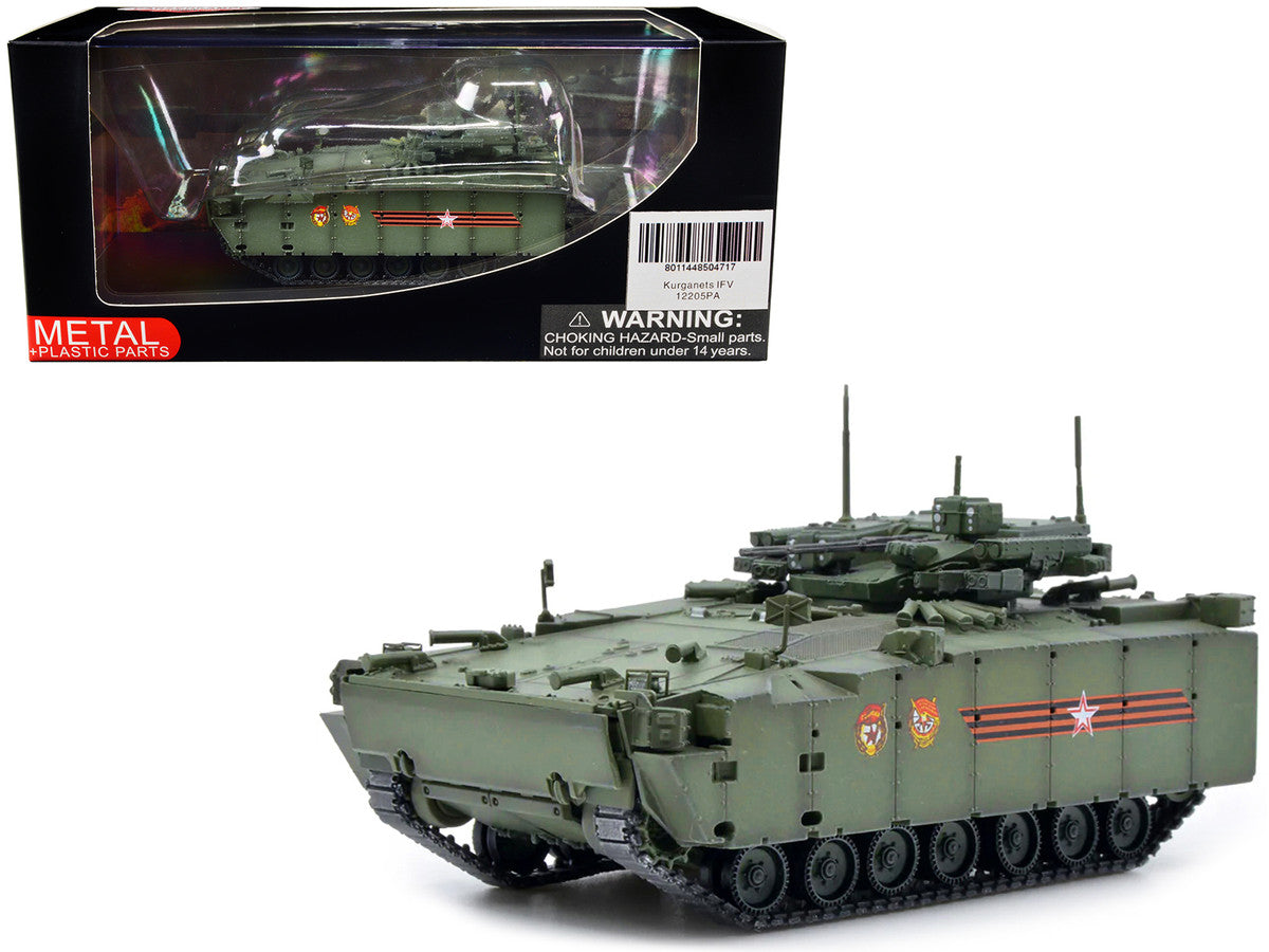 Russian (Object 695) Kurganets-25 Infantry Fighting Vehicle with Four Kornet-EM Guided Missiles - Moscow Victory Day Parade 1/72 Diecast Model by Panzerkampf by Panzerkampf