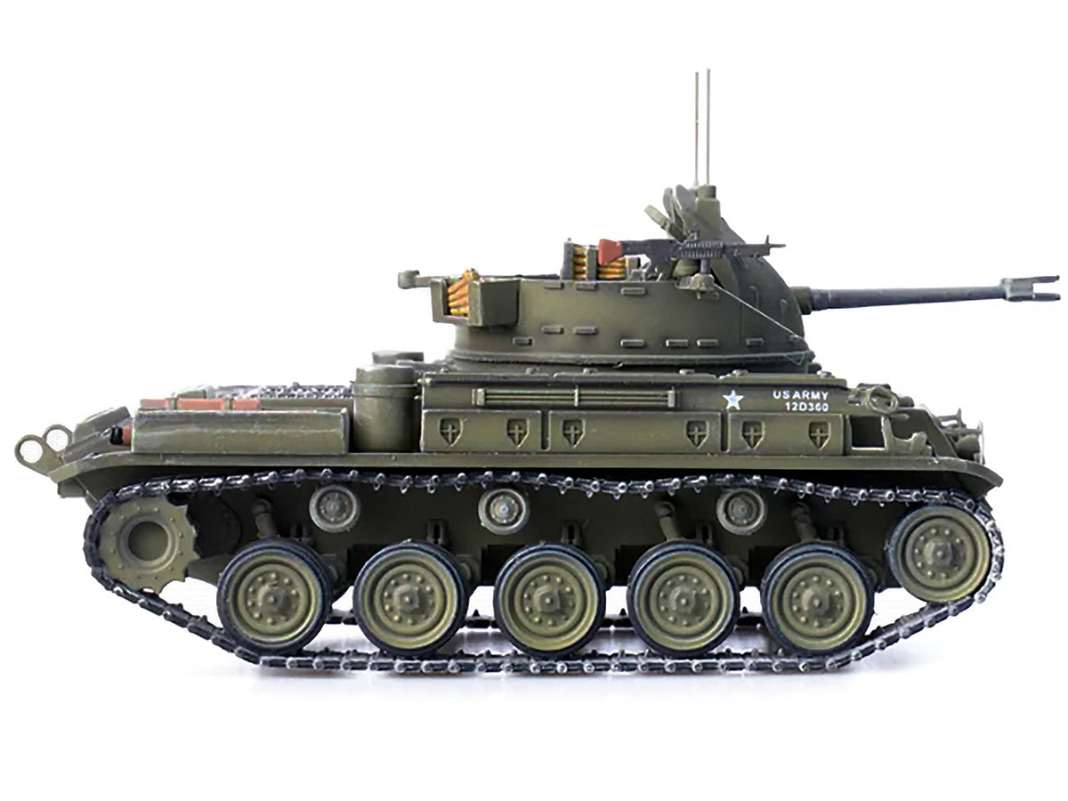 M42 Duster Self-Propelled Anti-Aircraft Gun "Delta Dud's" "US Army - Vietnam War II Field Force 5th Battalion 2nd Field Artillery Regimen" 1/72 Diecast Model by Panzerkampf by Panzerkampf