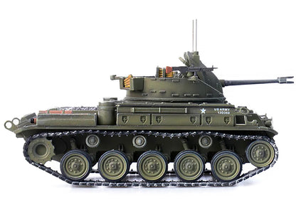 M42 Duster Self-Propelled Anti-Aircraft Gun "Delta Dud's" "US Army - Vietnam War II Field Force 5th Battalion 2nd Field Artillery Regimen" 1/72 Diecast Model by Panzerkampf by Panzerkampf