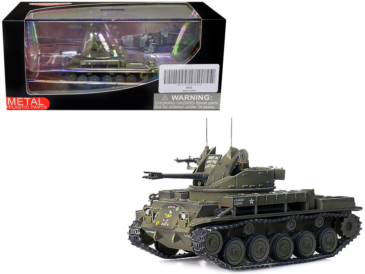 M42 Duster Self-Propelled Anti-Aircraft Gun "Delta Dud's" "US Army - Vietnam War II Field Force 5th Battalion 2nd Field Artillery Regimen" 1/72 Diecast Model by Panzerkampf by Panzerkampf